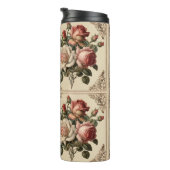  Rozen Patterns Victoriaans stijl Thermosbeker (Geroteerd rechts)