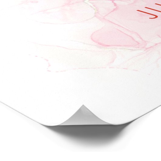 Rozen Pensioenpartij Welkomstbord Poster (Hoek)