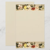  Rozen Persoonlijk Briefpapier (Voorkant / Achterkant)