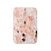 Rozen, pioenen en bladeren, waterverf. badmat (Voorkant Verticaal)