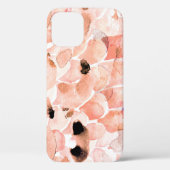 Rozen, pioenen en bladeren, waterverf. Case-Mate iPhone case (Achterkant)