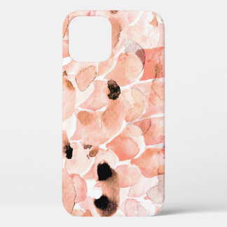 Rozen, pioenen en bladeren, waterverf. Case-Mate iPhone case