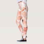 Rozen, pioenen en bladeren, waterverf. leggings (Links)