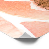 Rozen, pioenen en bladeren, waterverf. poster (Hoek)