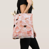 Rozen, pioenen en bladeren, waterverf. tote bag (Dichtbij)