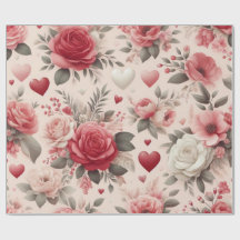 rozen, pioenen en hartvorm