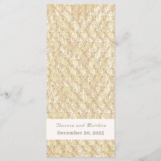  Rozen plat menu (Achterkant)