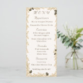  Rozen plat menu (Staand voorkant)