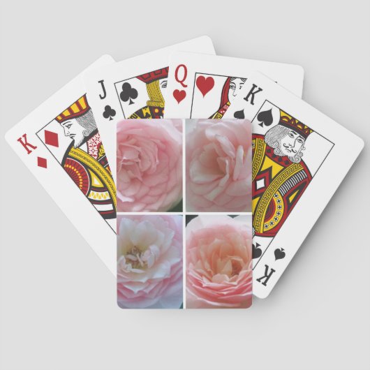  Rozen Pokerkaarten (Achterkant)