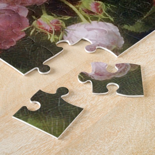Rozen, pony's en andere bloemen, Nederlandse fijne Legpuzzel (Zijkant)