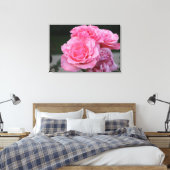 Rozen Portret Stretted Canvas Print (Insitu (Slaapkamer))