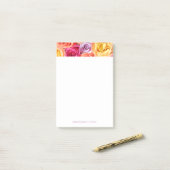 Rozen Post-it® Notes (Op bureau)