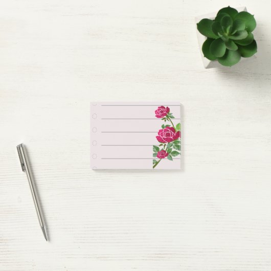 Rozen  post-it® notes (Kantoor)
