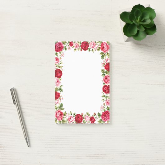 Rozen Post-it® Notes (Kantoor)