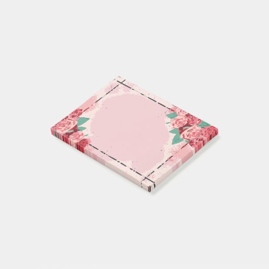 Rozen Post-it® Notes (Schuin)