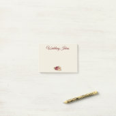 rozen post-it® notes (Op bureau)