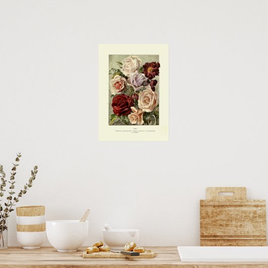 Rozen Poster (Keuken)