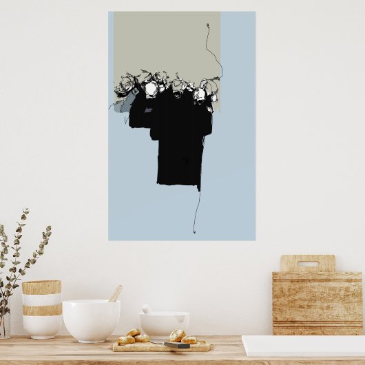 rozen poster (Keuken)