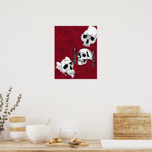 Rozen Poster (Keuken)