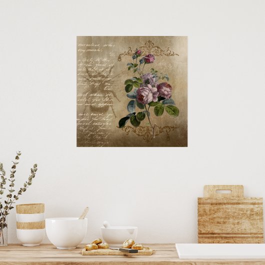  Rozen Poster (Keuken)