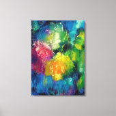 Rozen, prachtige kunstschilderkunst canvas afdruk (Voorkant)