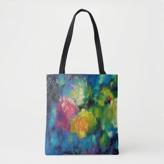Rozen, prachtige kunstschilderkunst tote bag (Voorkant)