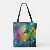 Rozen, prachtige kunstschilderkunst tote bag (Achterkant)