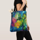 Rozen, prachtige kunstschilderkunst tote bag (Dichtbij)