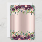 Rozen Quinceañera Kaart (Achterkant)