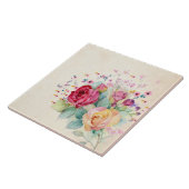 Rozen R - Grote keramische tegels Tegeltje (Zijkant)