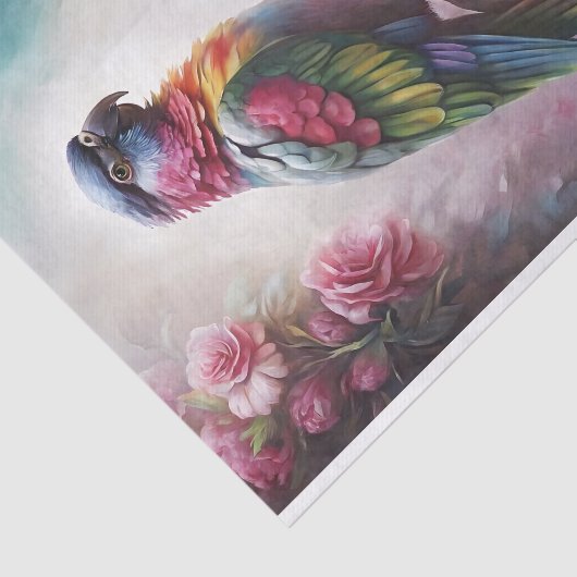 Rozen & regenbogen ontkoppeling tissuepapier (Detail)