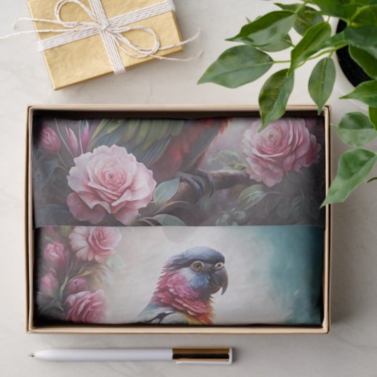 Rozen & regenbogen ontkoppeling tissuepapier (Geschenk)