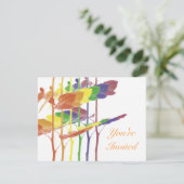 Rozen Regenboog Kaart (Staand voorkant)