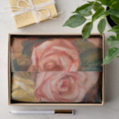 Rozen Renoir Impressionistische schilderij Tissue Tissuepapier (Geschenk)