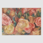 Rozen Renoir Impressionistische schilderij Tissue Tissuepapier (Voorkant)