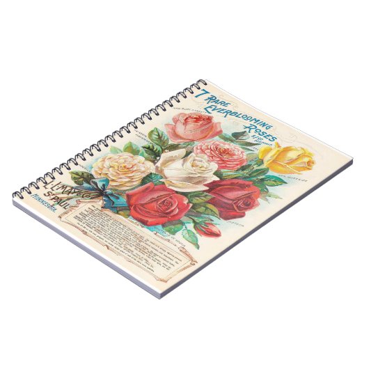  Rozen Retro-reclame Notitieboek (Linkerzijde)