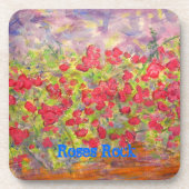 Rozen Rock Bier Onderzetter (Voorkant)