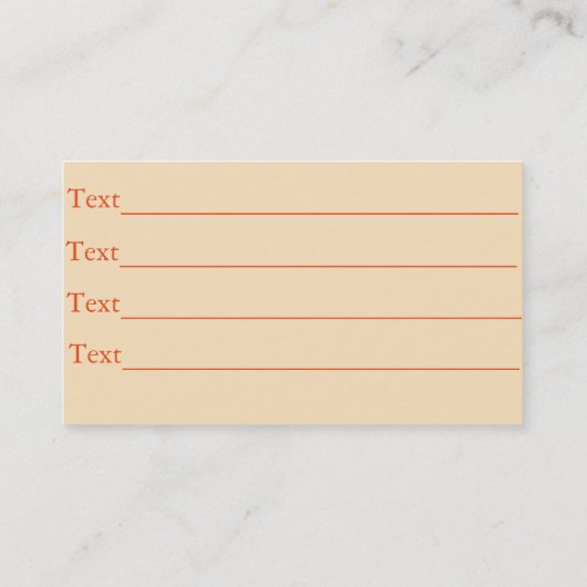 rozen Rode perzik Blauwe Bloemen Kunst Tuinman Blo Visitekaartje (Achterkant)