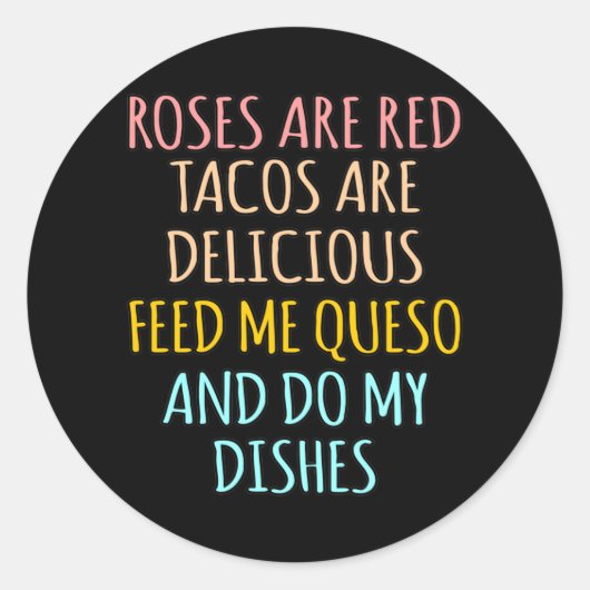 Rozen rode Valentijn Romantische Valentijnsdag Paa Ronde Sticker (Voorkant)