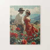  Rozen Romance Legpuzzel (Verticaal)
