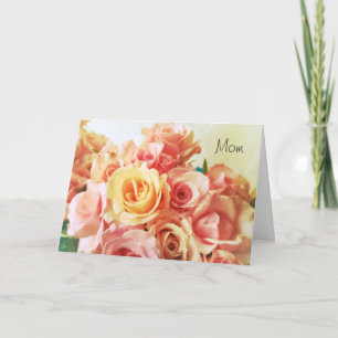 rozen romance Moederdag Kaart