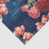 Rozen Romantic Dark Tissue Paper Tissuepapier (Detail)
