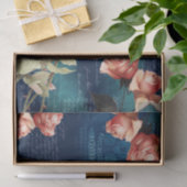 Rozen Romantic Dark Tissue Paper Tissuepapier (Geschenk)