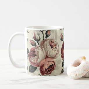rozen romantisch koffiemok