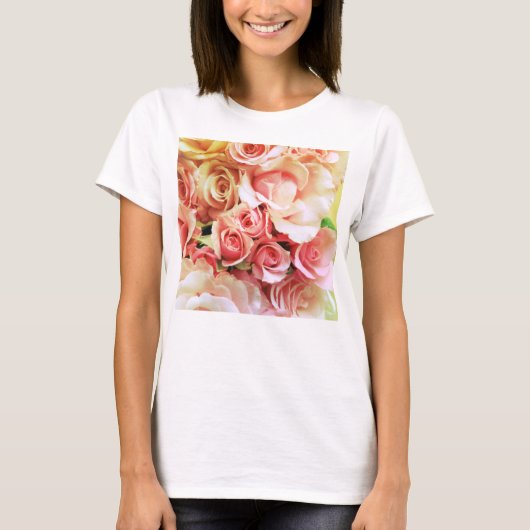 Rozen romantisch t-shirt (Voorkant)