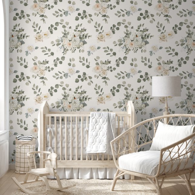Rozen, romantische bloemen behang (Kinderen)