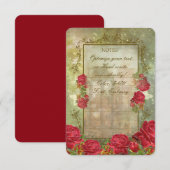 ROZEN ROME ~ KAART (Voorkant / Achterkant)