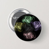 Rozen Ronde Button 5,7 Cm (Voorkant /achterkant)