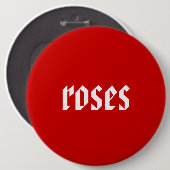 rozen ronde button 6,0 cm (Voorkant /achterkant)