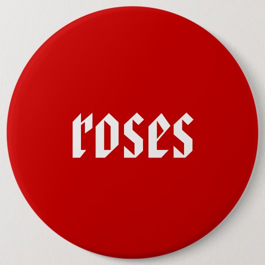 rozen ronde button 6,0 cm (Voorkant)